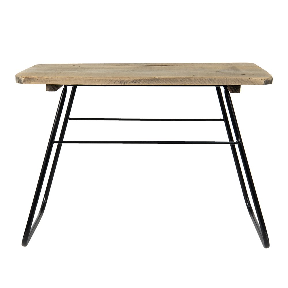 Plantenstandaard 46x26x33 cm hout metaal
