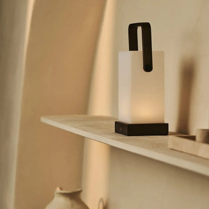 Tafellamp Harper 17 cm Ø x 37 cm hout donkerbruin