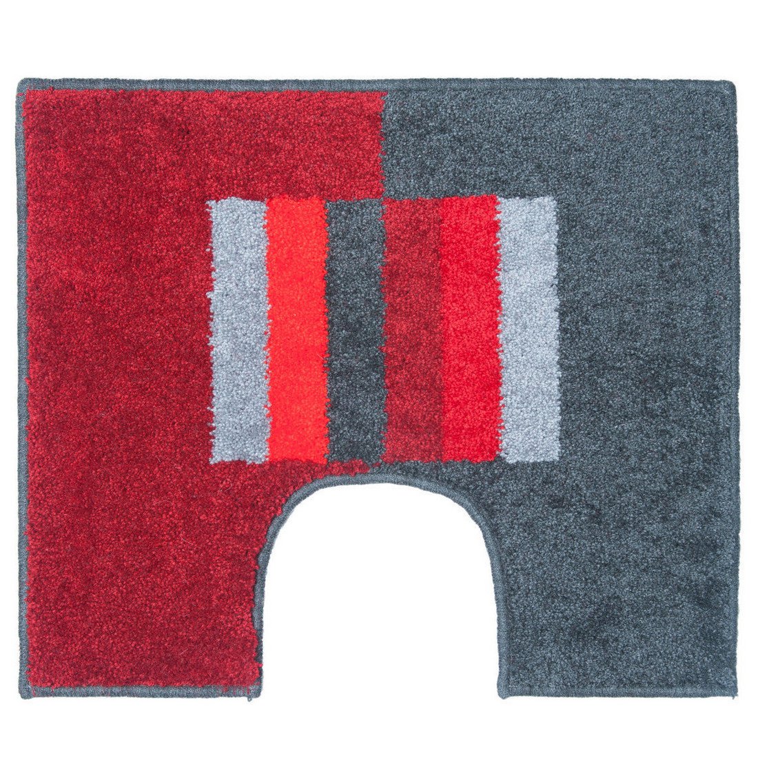 Toiletmat 50x60 cm rood acryl
