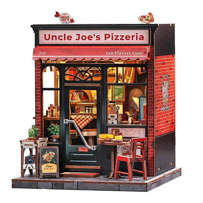 Cutebee, 3D DIY House, Uncle Joe's Pizzeria, CWGC210,15.5x16x19.5cm