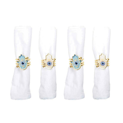 Set of 4 round hand mobiles Fatma