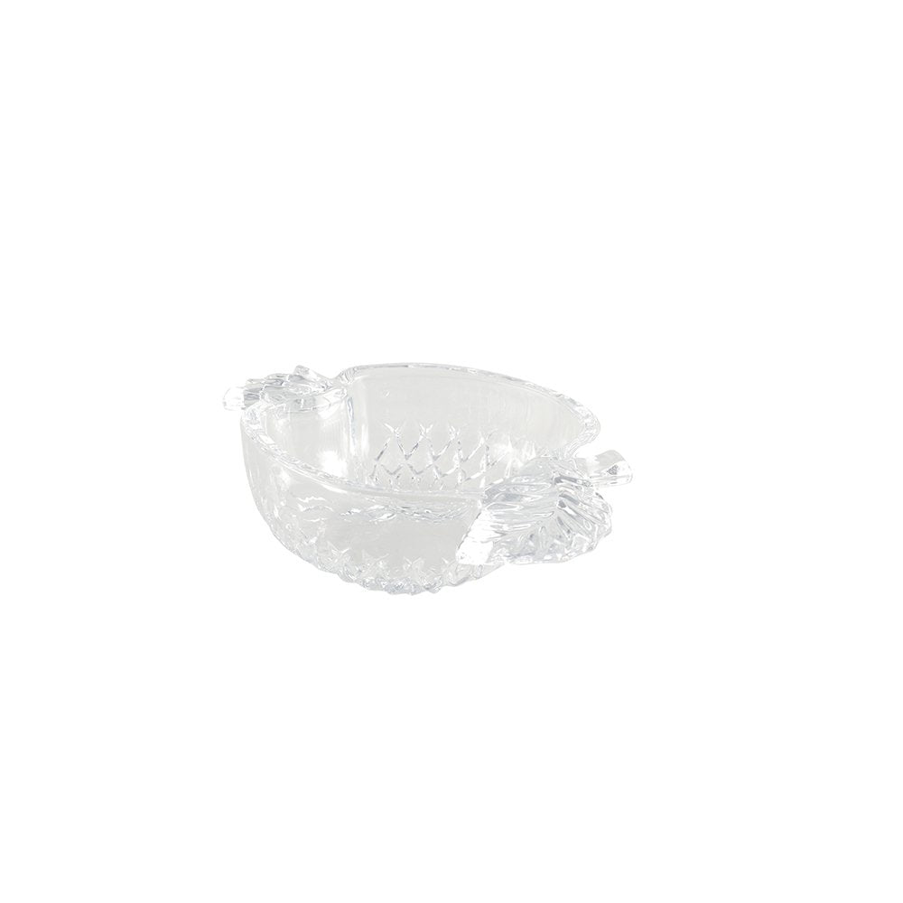 APPLE GLASS CUPS 16.5X12.2X4.5CM - SET OF 4
