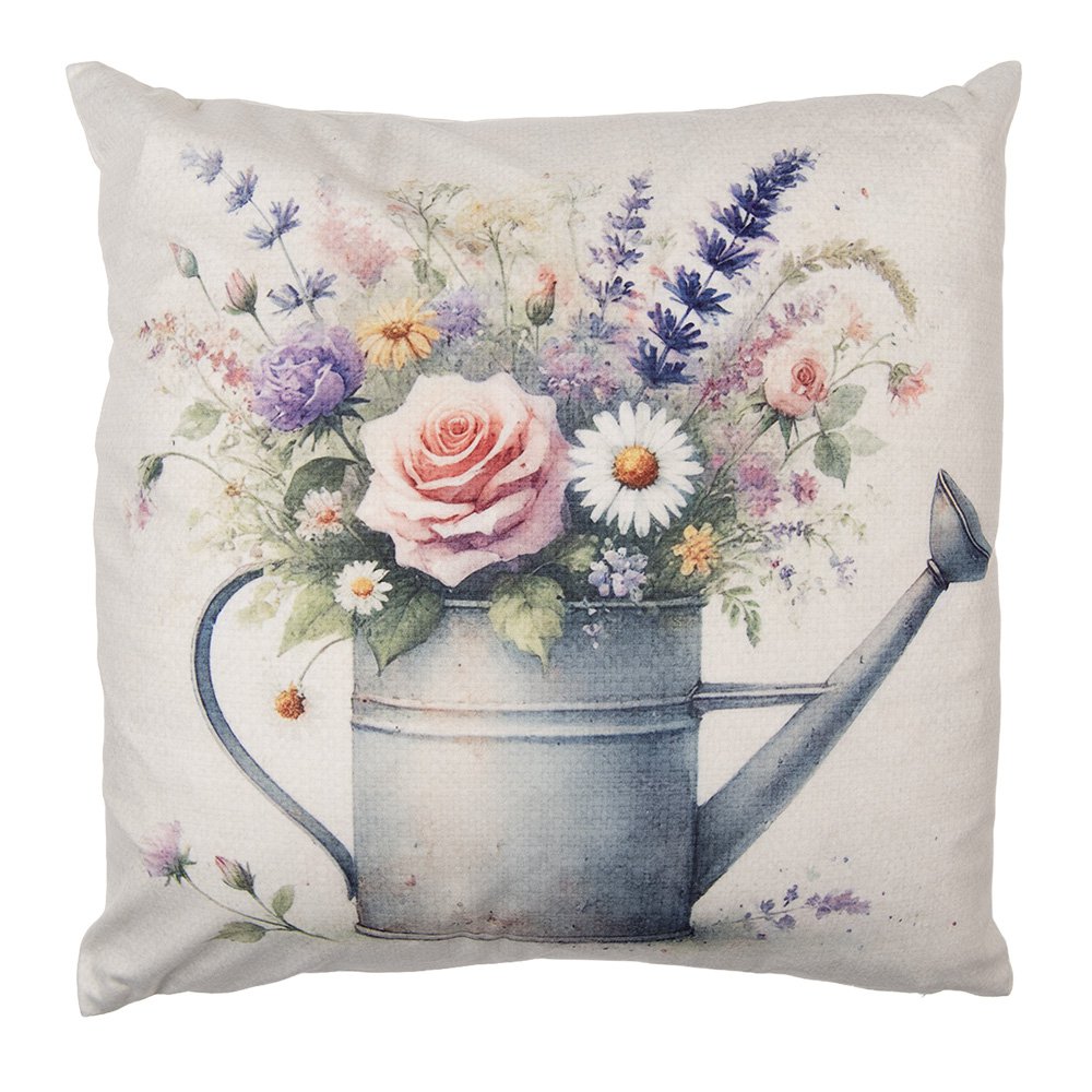 Kussenhoes 45x45 cm beige polyester