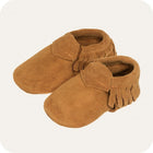 Babyschoenen camel suède flexibele zool