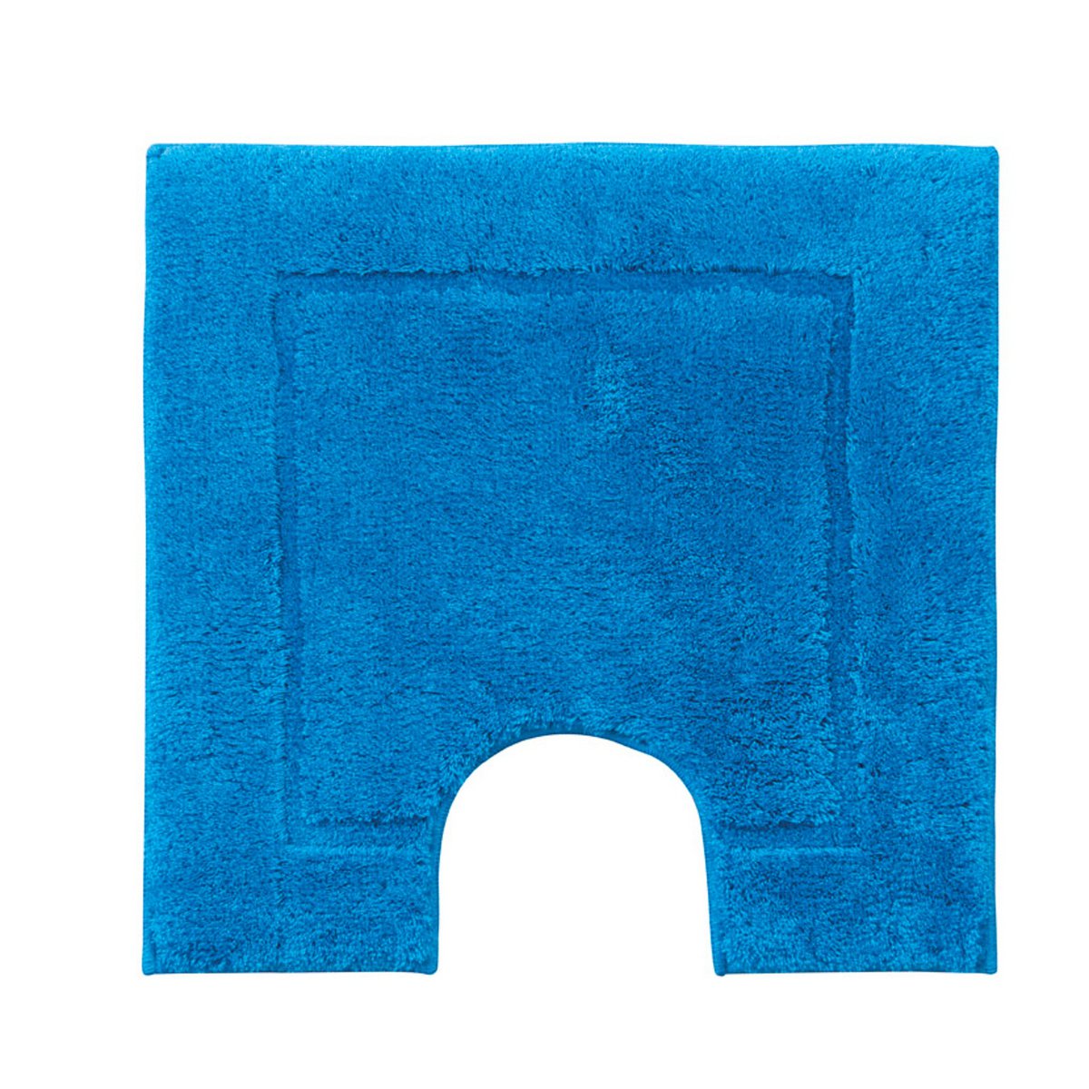 Toiletmat 60x60 cm blauw acryl