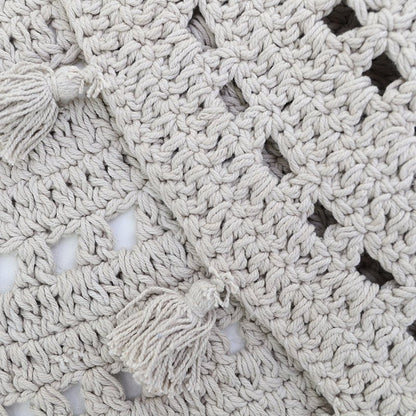 Kinderkleed rond 120 cm katoen pearl grey