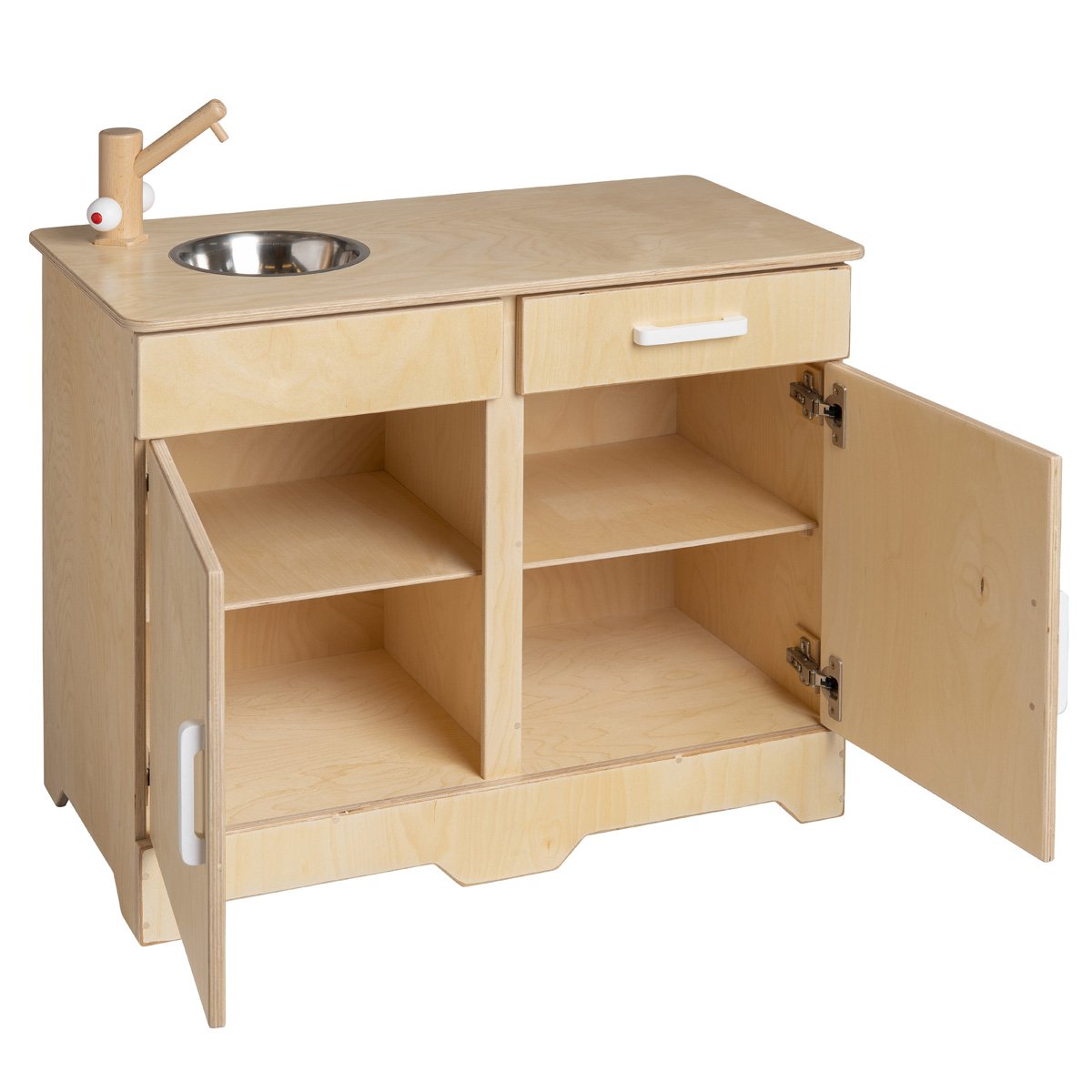 Van Dijk Toys Houten Speelkeuken Naturel Met Wit Kwaliteit