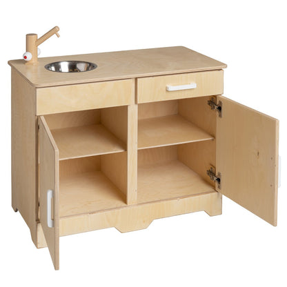 Van Dijk Toys Houten Speelkeuken Naturel Met Wit Kwaliteit