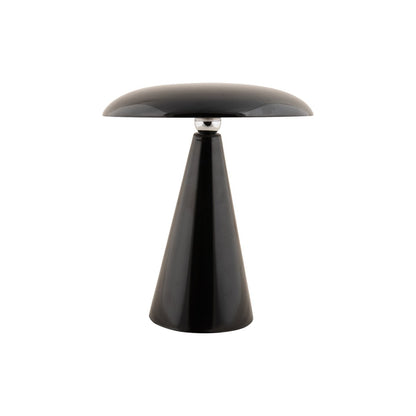 Tafellamp LED 23 cm zwart melamine