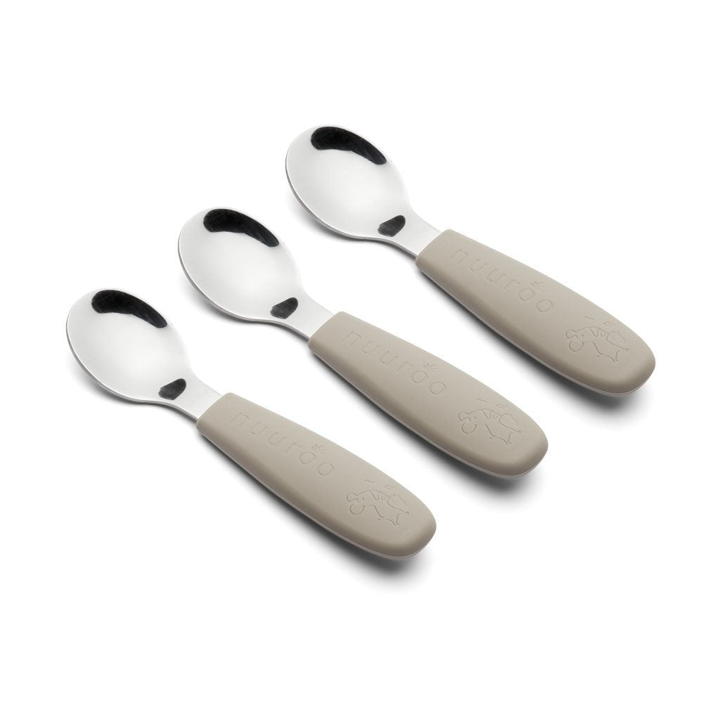 Lepels 3 stuks siliconen roestvrij staal 13 cm