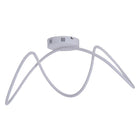 LED Plafondlamp 67 cm wit metaal plastic