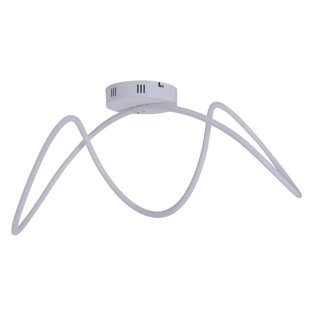 LED Plafondlamp 67 cm wit metaal plastic