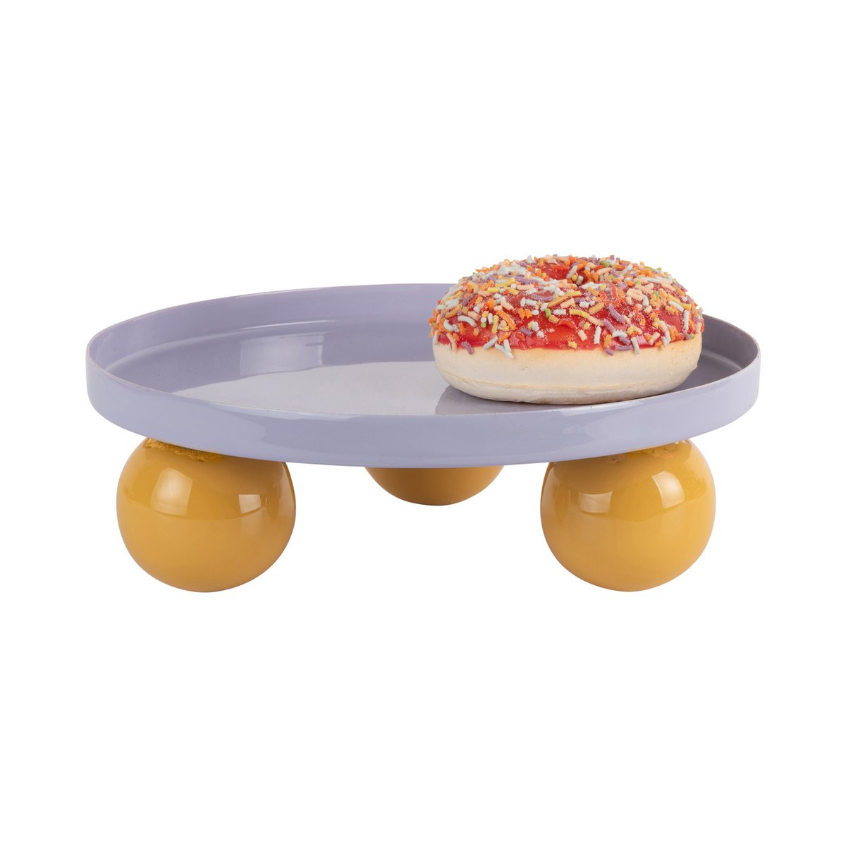 Tray Double Funky Round