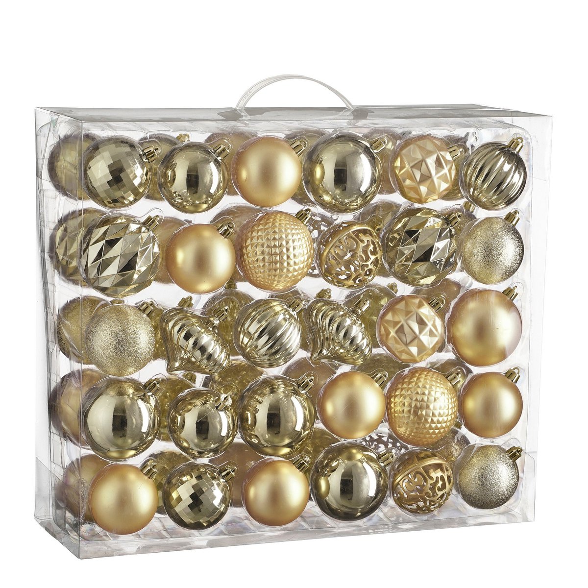 Christmas bauble set Champagne
