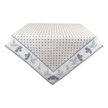 Tafelkleed 150x250 cm katoen beige blauw bosdieren
