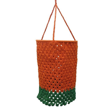Lampion haakwerk biologisch katoen oranje