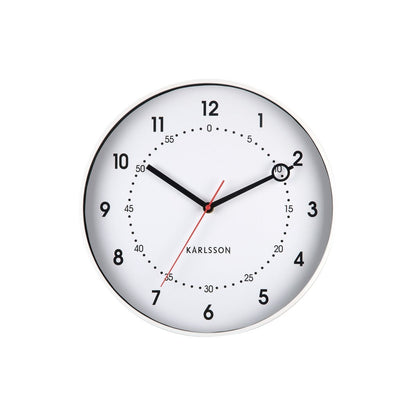 Wandklok Karlsson Fresco 32 cm wit