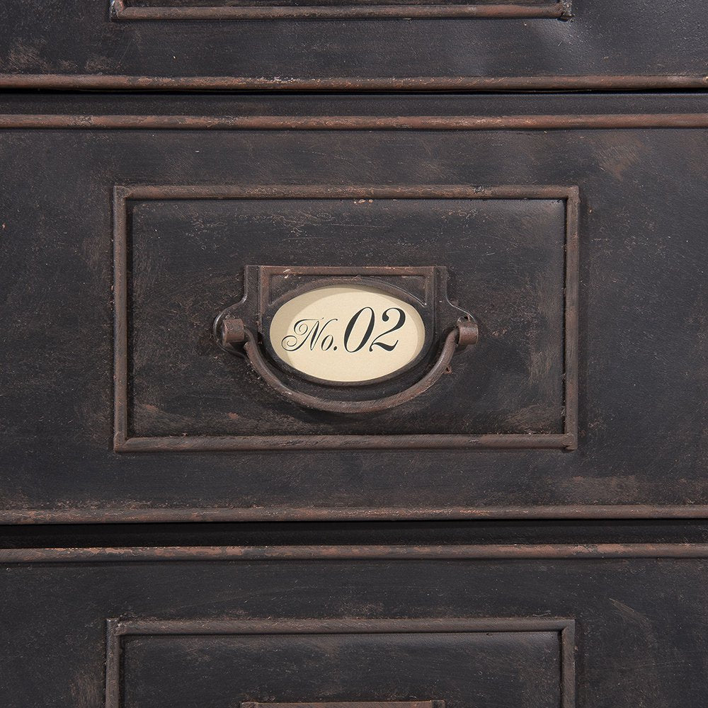 Chest of Drawers Brown, Iron 152x44x86 cm