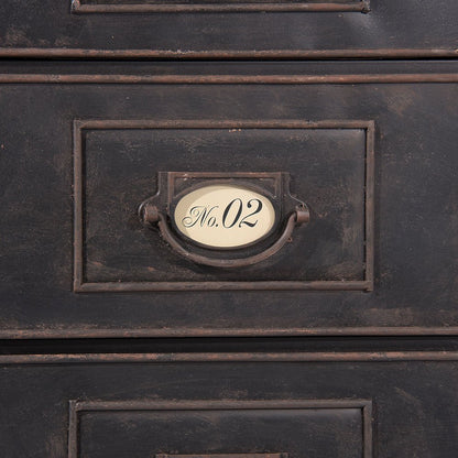 Chest of Drawers Brown, Iron 152x44x86 cm