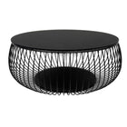 Coffee table Ø 86 cm black