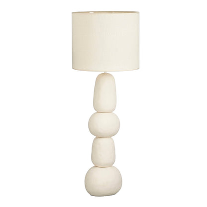 Vloerlamp Menko Ø38x105 cm crème keramiek