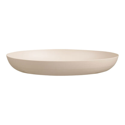 Dienblad metaal beige ø30x4 cm