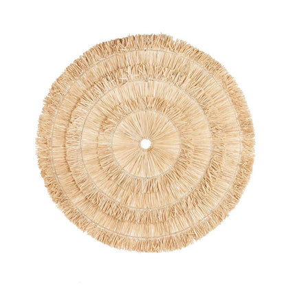 Muurdecoratie sisal L naturel
