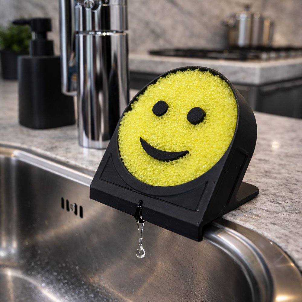 Scrub Daddy Cleaning Sponge Holder with Water Spout