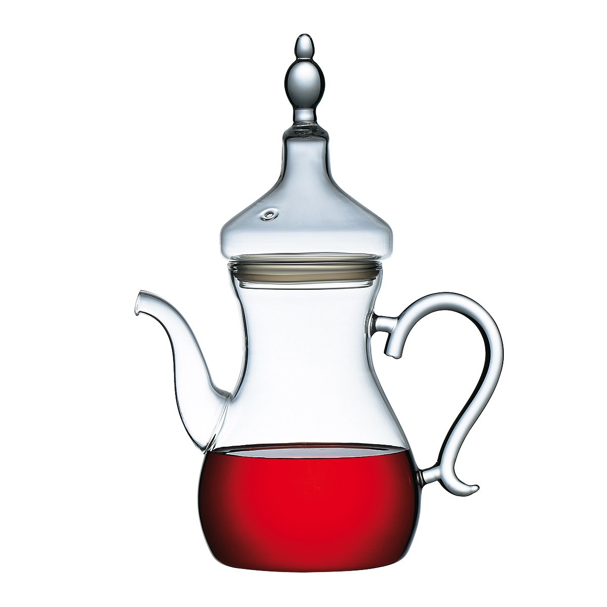 Theepot glas 900 ml transparant