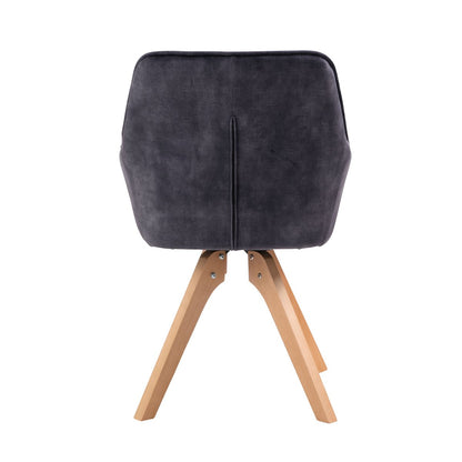 Eettafel met 4 stoelen 180x90 cm massief hout MDF wit