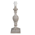 Lampenvoet 14x43 cm bruin MDF
