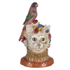Decoration Figurine Cat 24x21x40 cm White Plastic
