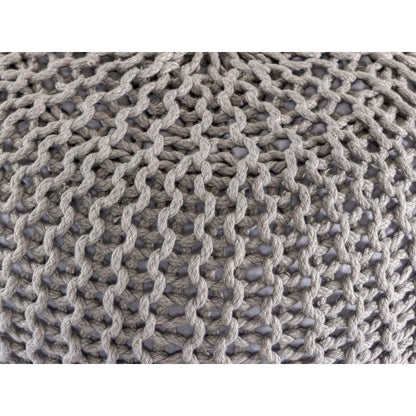 Pouf buiten Ø55x37 cm gerecycled plastic