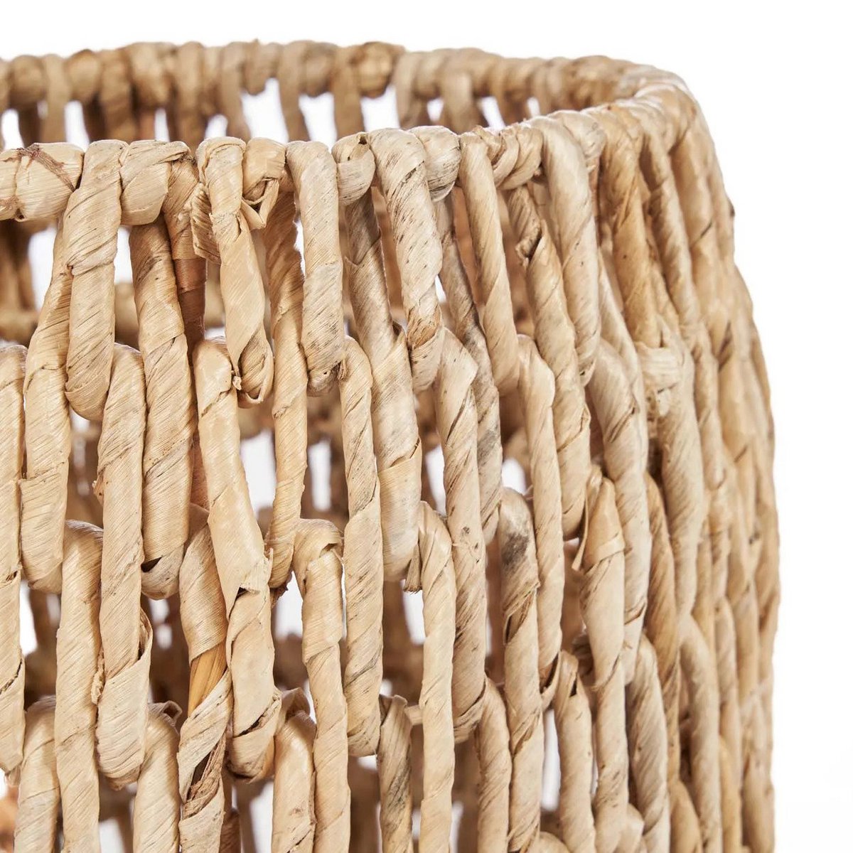 Mand bananenblad L naturel handgemaakt