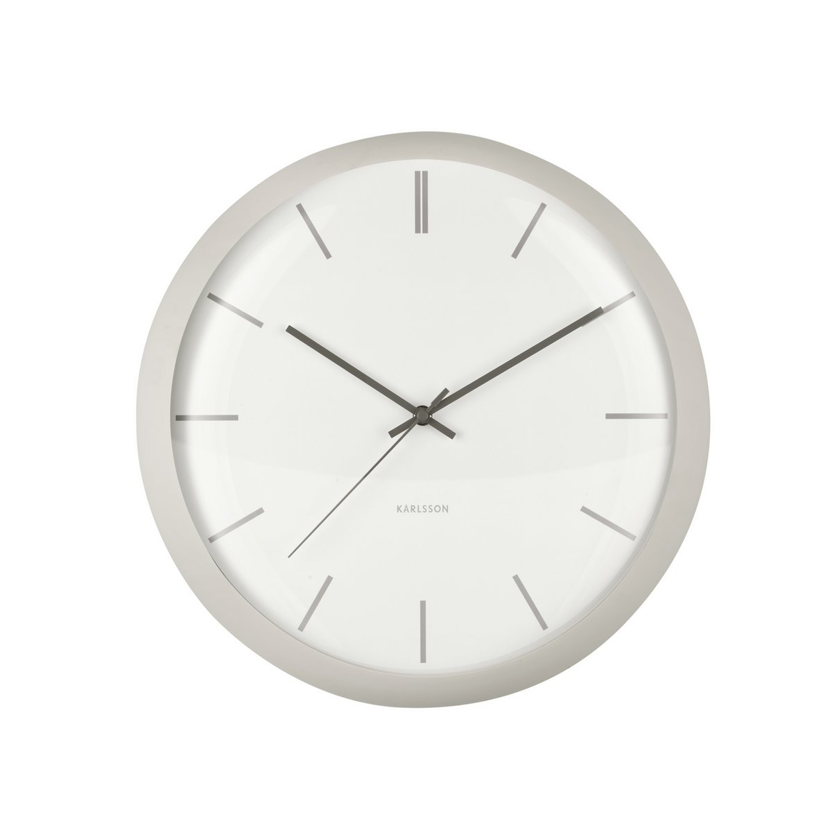 Wandklok Karlsson ijzer rond 50 cm