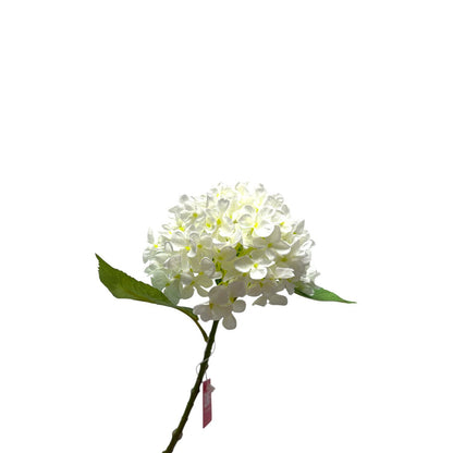 Kunstbloem Hydrangea Macrophylla Wit 50 cm