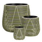Flower pot outdoor Cancun Light green