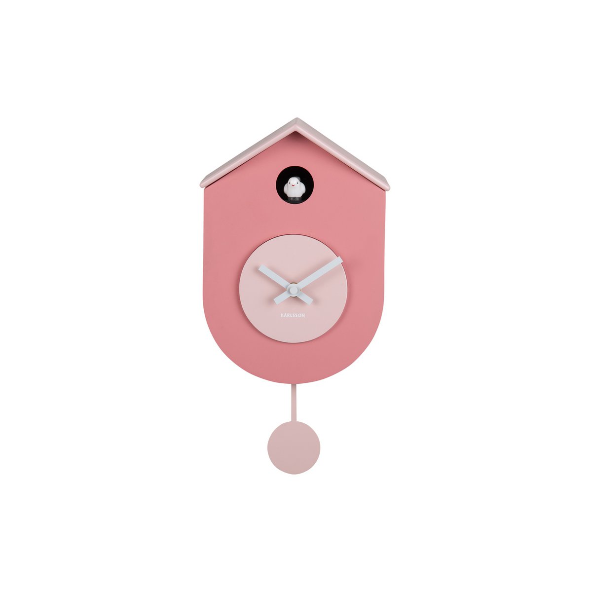 Wandklok Grato 33 cm roségoud plastic