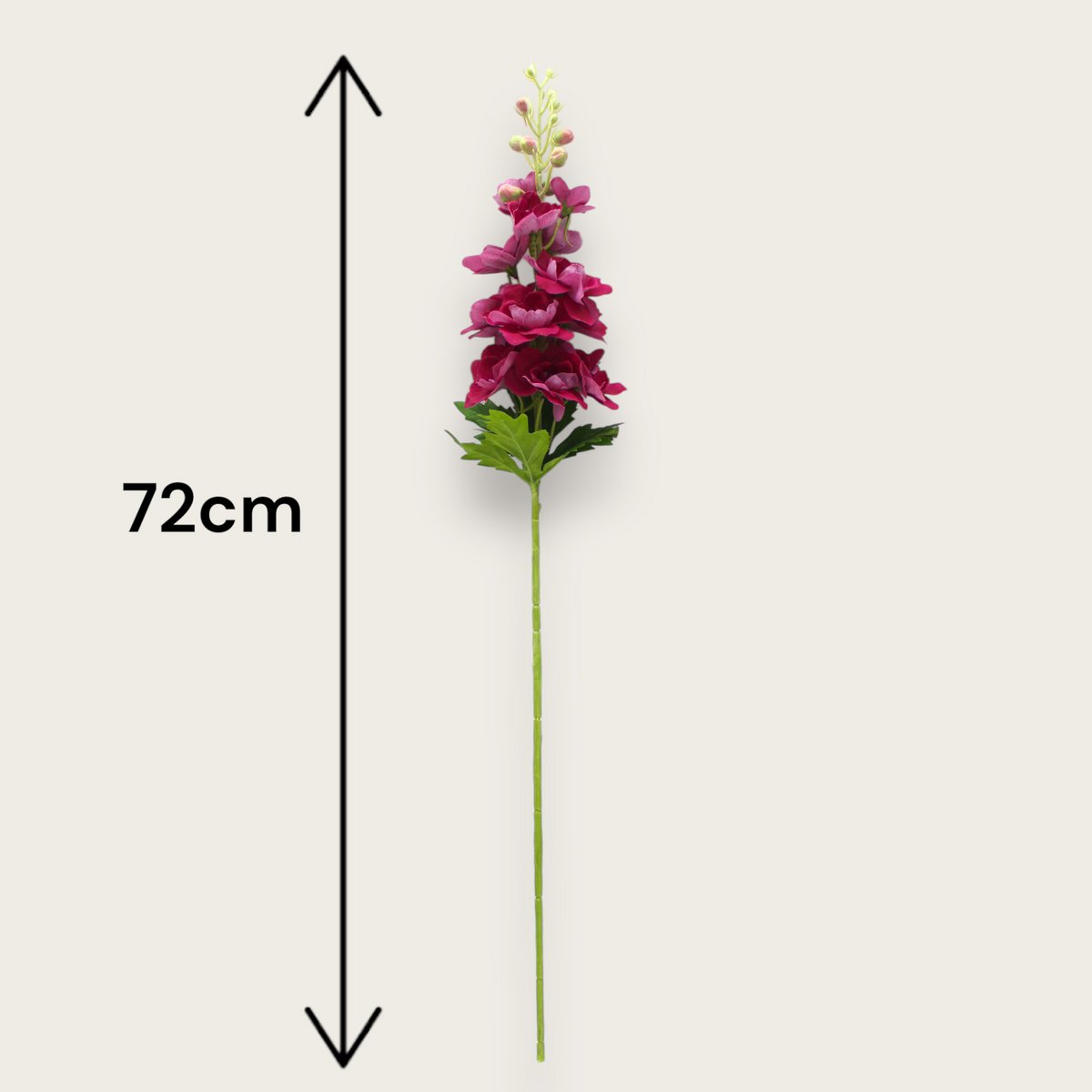 Delphinium | Silk artificial flower | Length 72cm 1pcs