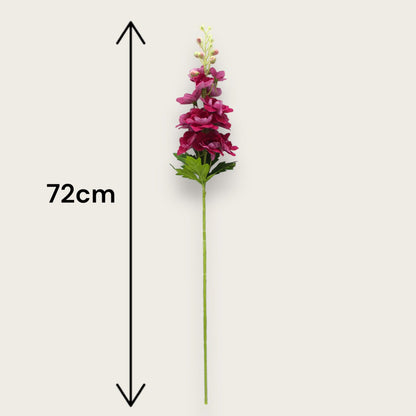 Delphinium | Silk artificial flower | Length 72cm 1pcs