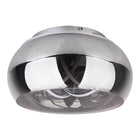 Plafondlamp Malou Ø45 cm rookglas dimbaar