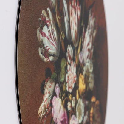 Wall oval leaf gold beige