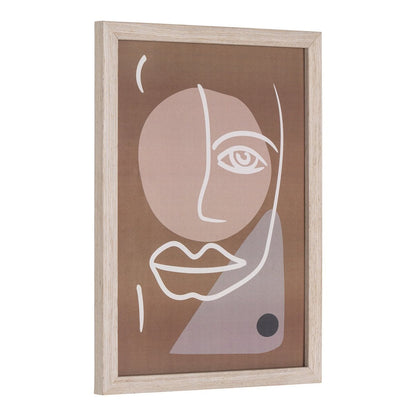 Frameset 3 stuks 21x30 cm naturel MDF glas