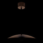 LED Pendant Lamp Oslo D 34 Cm Silver Finish Warm White Light