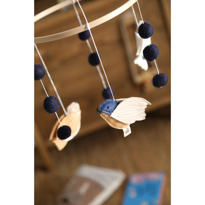 Babymobiel 21,5 cm vilt hout