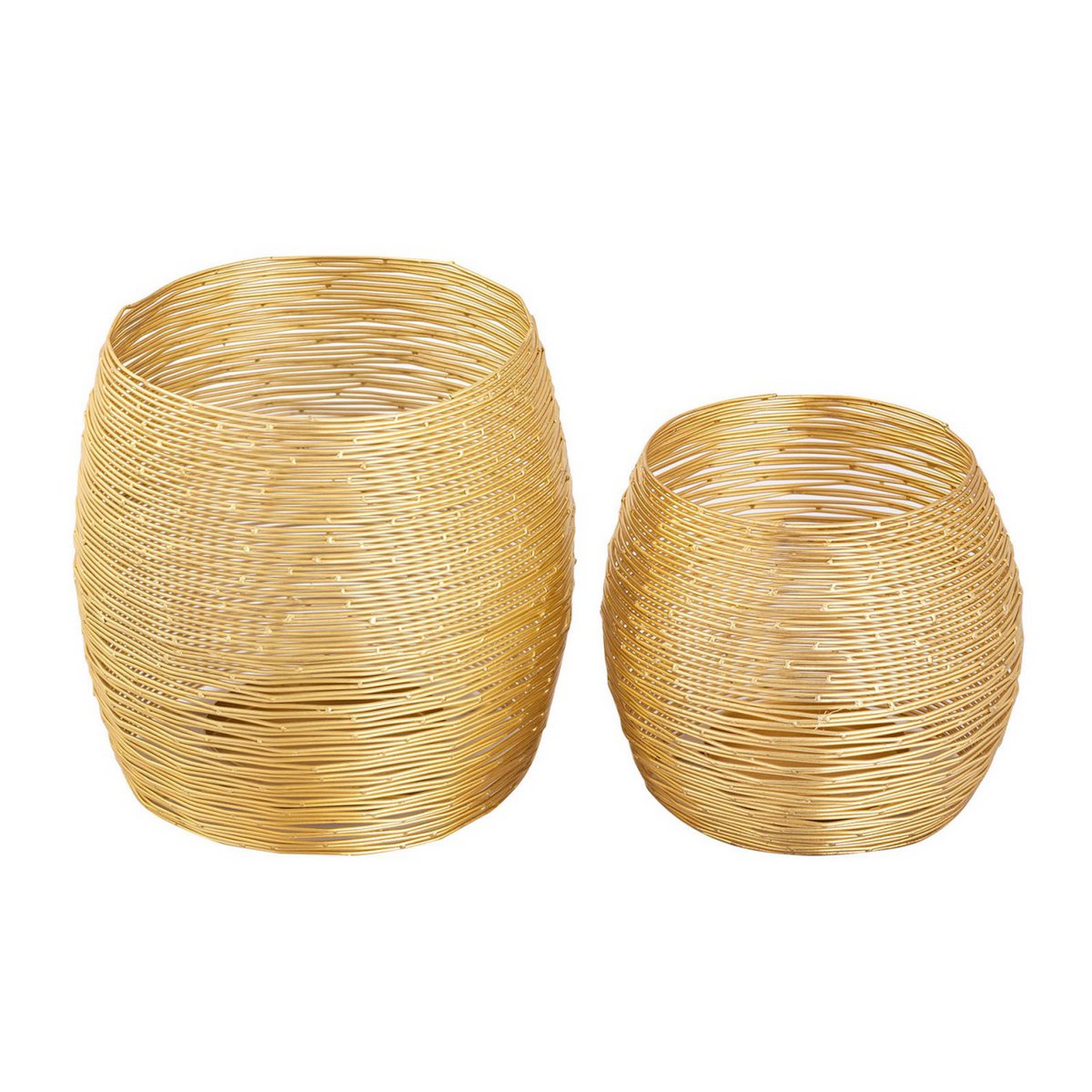 Tweedelige Theelichthouder Windlichten Parijs Goud Zilver