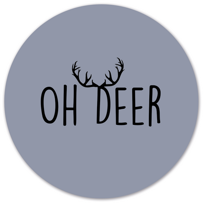 Wall circle oh deer