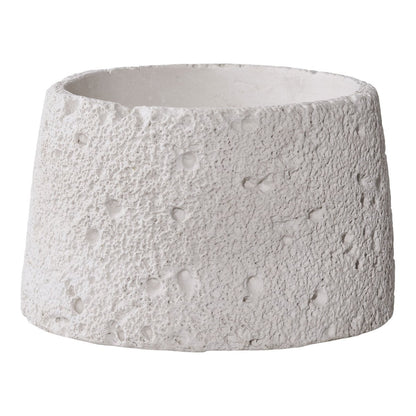 Kandelaar set 2 stuks cement keramiek grijs wit