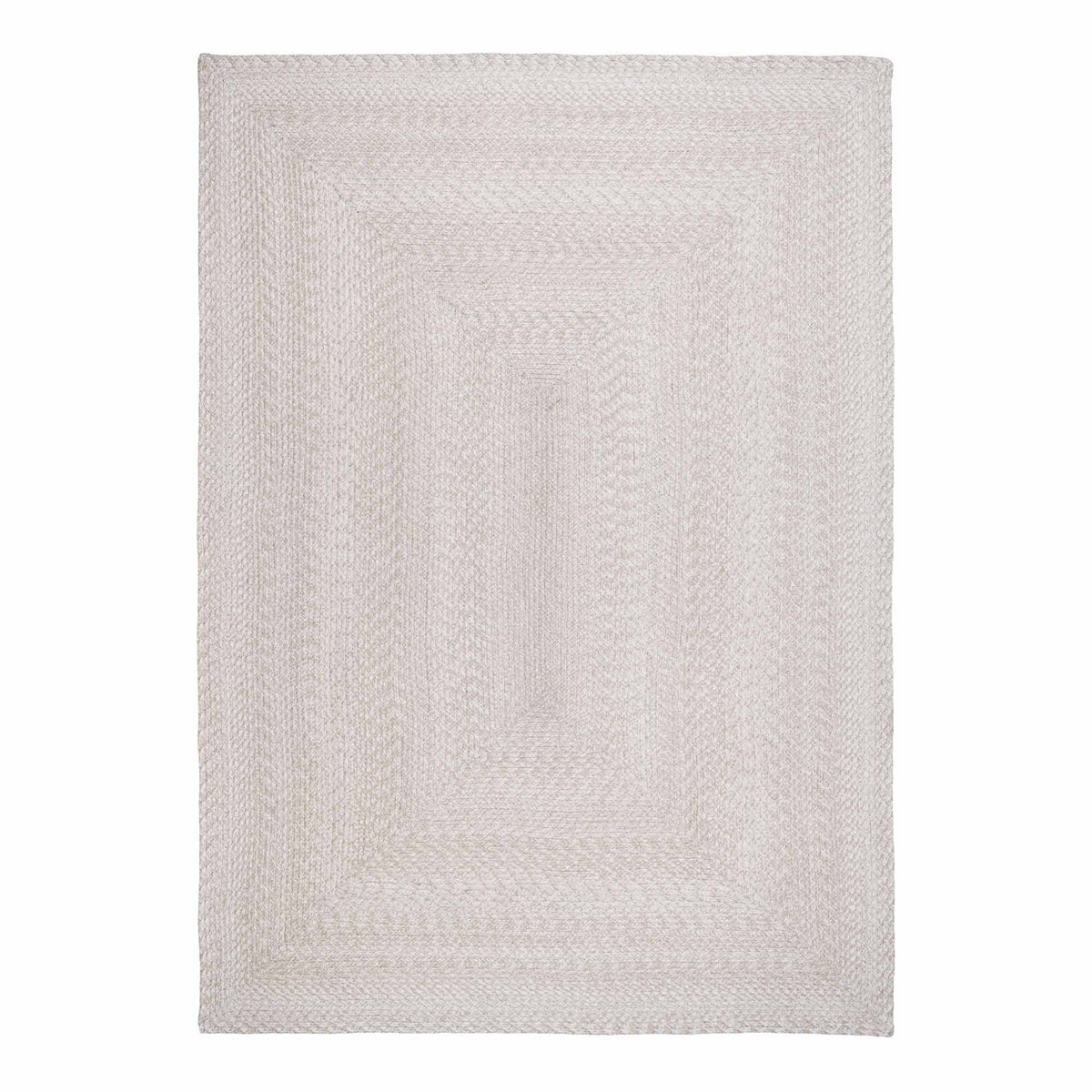 Vloerkleed zand 140x200 cm gerecycled PET