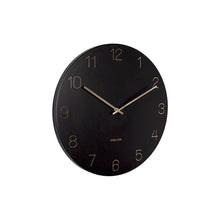 Wall clock charm engraved numerals